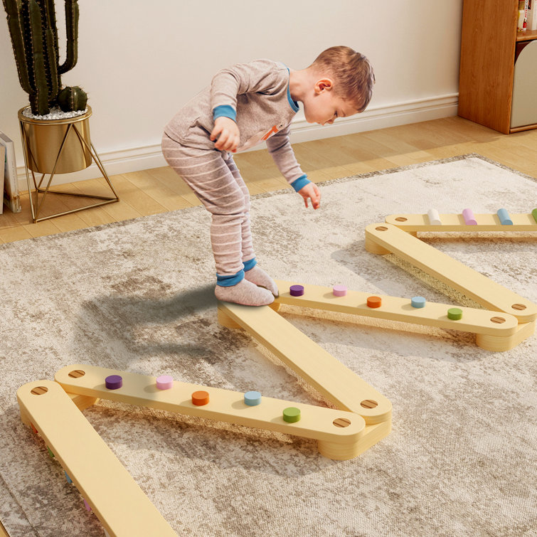 Banasuper Wooden Balance Beam For Toddlers & Reviews Wayfair